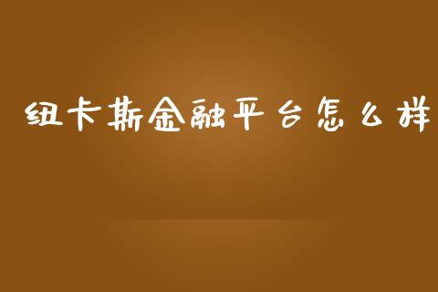 纽卡斯金融平台怎么样_https://wap.ycdhulan.com_财经新闻_第1张