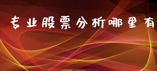 专业股票分析哪里有_https://wap.ycdhulan.com_财经新闻_第1张