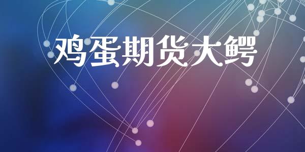 鸡蛋期货大鳄_https://wap.ycdhulan.com_财务投资_第1张