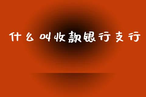 什么叫收款银行支行_https://wap.ycdhulan.com_投资基金_第1张