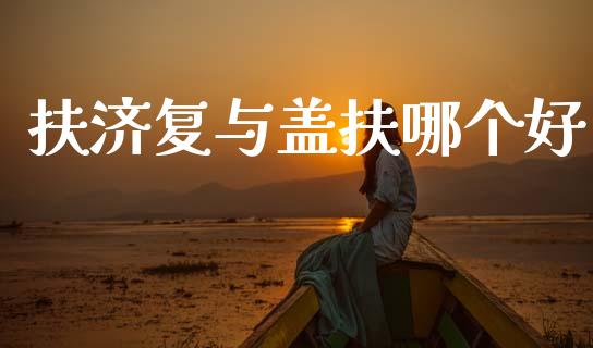 扶济复与盖扶哪个好_https://wap.ycdhulan.com_国际财经_第1张