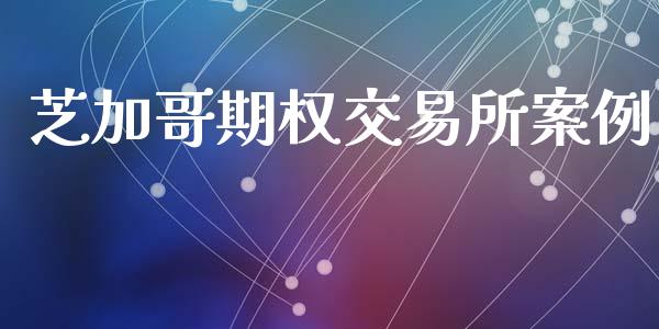 芝加哥期权交易所案例_https://wap.ycdhulan.com_国际财经_第1张