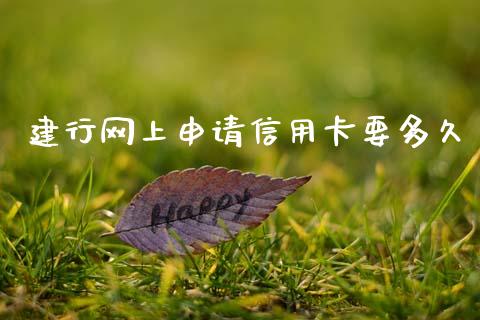建行网上申请信用卡要多久_https://wap.ycdhulan.com_投资基金_第1张