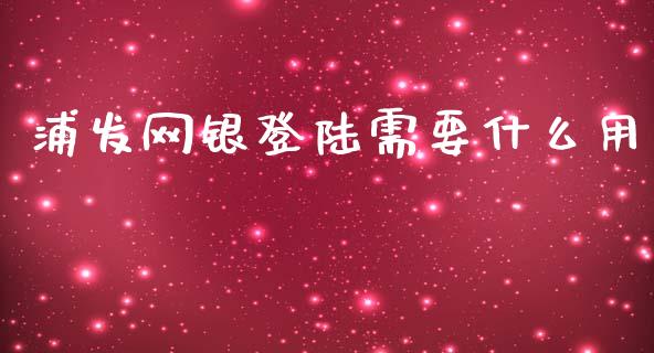 浦发网银登陆需要什么用_https://wap.ycdhulan.com_投资基金_第1张