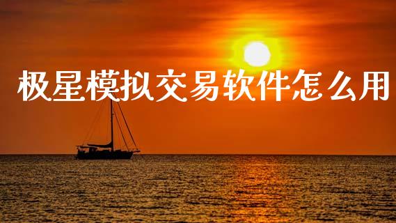 极星模拟交易软件怎么用_https://wap.ycdhulan.com_财务投资_第1张