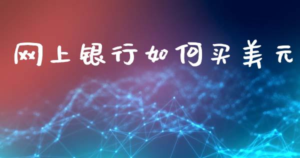 网上银行如何买美元_https://wap.ycdhulan.com_投资基金_第1张