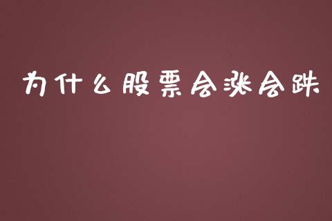 为什么股票会涨会跌_https://wap.ycdhulan.com_财务投资_第1张