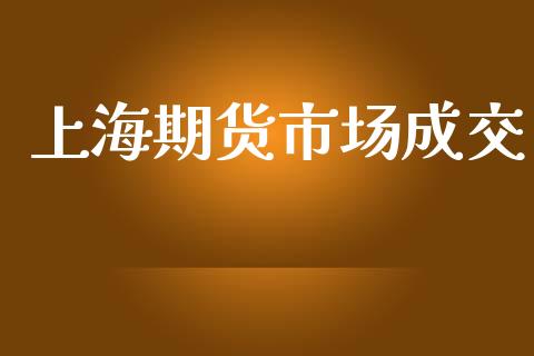 上海期货市场成交_https://wap.ycdhulan.com_货币市场_第1张