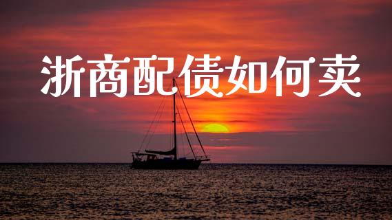 浙商配债如何卖_https://wap.ycdhulan.com_国际财经_第1张