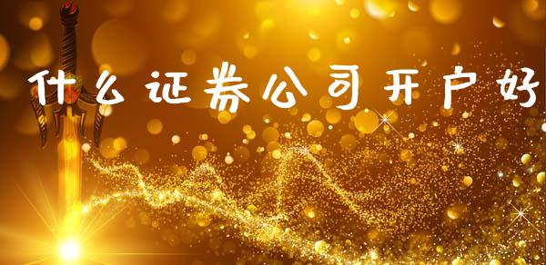 什么证券公司开户好_https://wap.ycdhulan.com_财经新闻_第1张