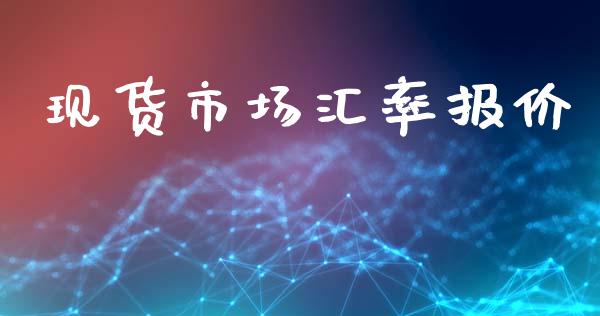 现货市场汇率报价_https://wap.ycdhulan.com_财务投资_第1张