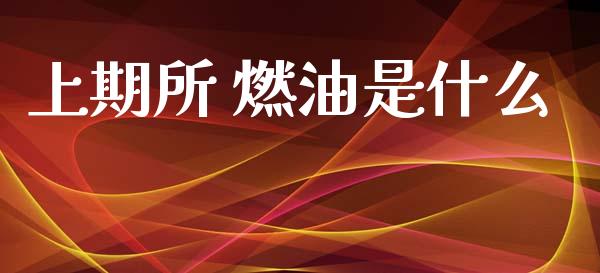 上期所 燃油是什么_https://wap.ycdhulan.com_财经新闻_第1张