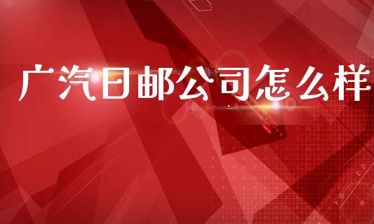 广汽日邮公司怎么样_https://wap.ycdhulan.com_投资基金_第1张
