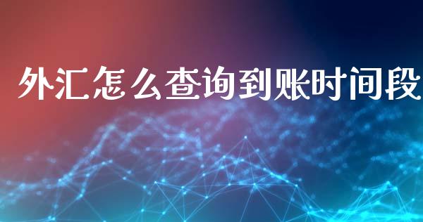 外汇怎么查询到账时间段_https://wap.ycdhulan.com_金融咨询_第1张