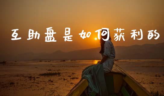 互助盘是如何获利的_https://wap.ycdhulan.com_投资基金_第1张