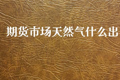 期货市场天然气什么出_https://wap.ycdhulan.com_国际财经_第1张