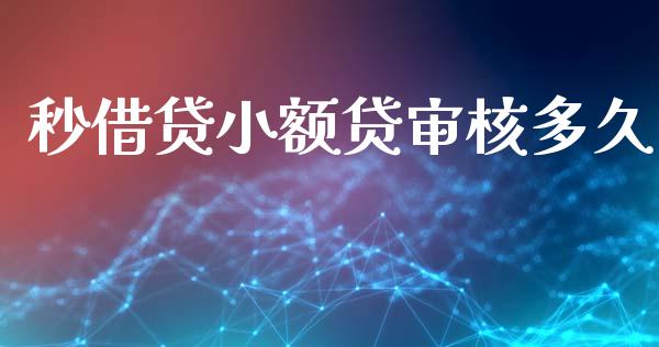 秒借贷小额贷审核多久_https://wap.ycdhulan.com_财经新闻_第1张