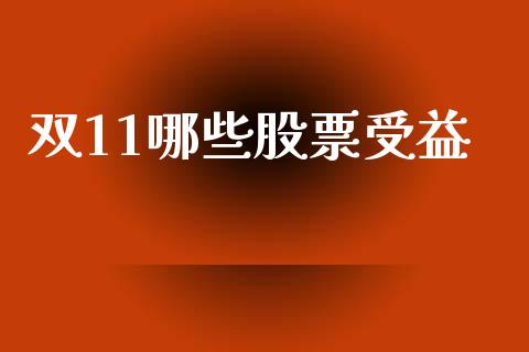 双11哪些股票受益_https://wap.ycdhulan.com_财务投资_第1张