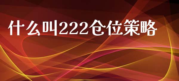 什么叫222仓位策略_https://wap.ycdhulan.com_财经新闻_第1张