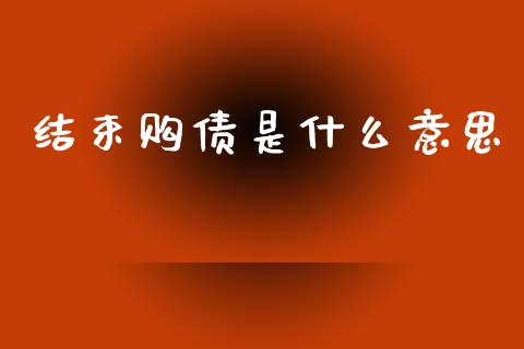 结束购债是什么意思_https://wap.ycdhulan.com_货币市场_第1张