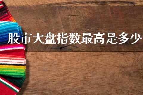 股市大盘指数最高是多少_https://wap.ycdhulan.com_货币市场_第1张