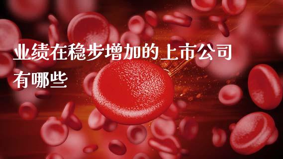 业绩在稳步增加的上市公司有哪些_https://wap.ycdhulan.com_财务投资_第1张