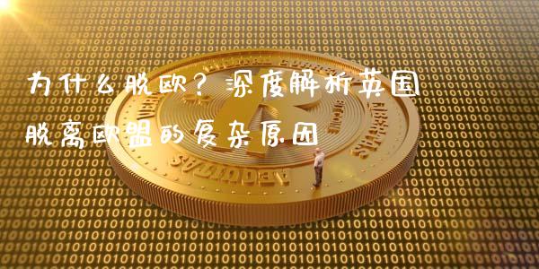 为什么脱欧？深度解析英国脱离欧盟的复杂原因_https://wap.ycdhulan.com_国际财经_第1张
