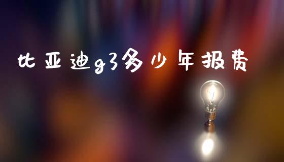 比亚迪g3多少年报费_https://wap.ycdhulan.com_财经新闻_第1张