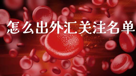 怎么出外汇关注名单_https://wap.ycdhulan.com_金融咨询_第1张