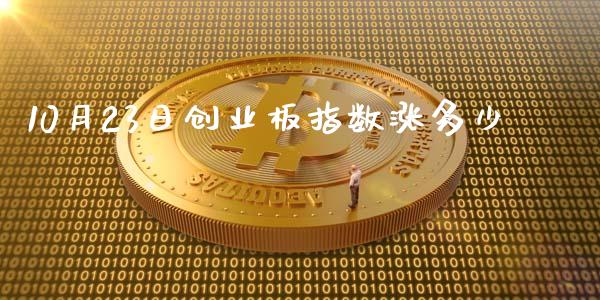 10月23日创业板指数涨多少_https://wap.ycdhulan.com_财经新闻_第1张