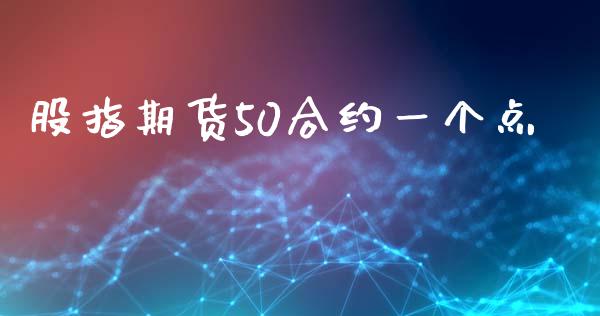 股指期货50合约一个点_https://wap.ycdhulan.com_金融咨询_第1张