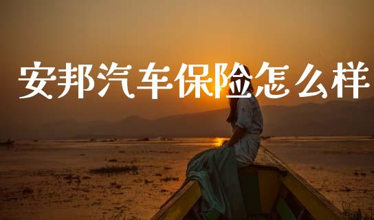 安邦汽车保险怎么样_https://wap.ycdhulan.com_货币市场_第1张