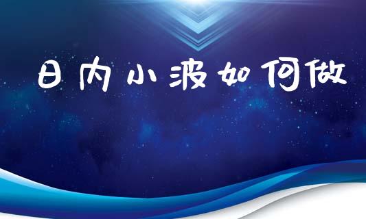 日内小波如何做_https://wap.ycdhulan.com_投资基金_第1张