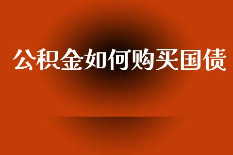 公积金如何购买国债_https://wap.ycdhulan.com_财务投资_第1张