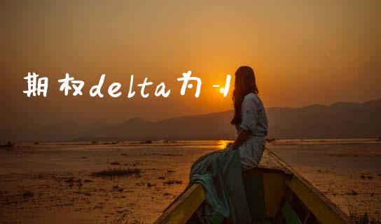 期权delta为-1_https://wap.ycdhulan.com_投资基金_第1张