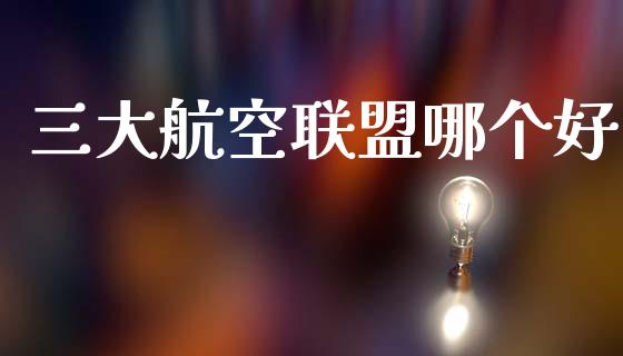 三大航空联盟哪个好_https://wap.ycdhulan.com_货币市场_第1张
