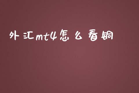 外汇mt4怎么看铜_https://wap.ycdhulan.com_投资基金_第1张