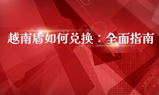 越南盾如何兑换：全面指南_https://wap.ycdhulan.com_财务投资_第1张