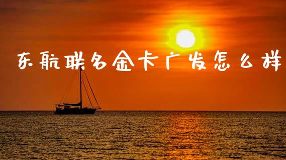 东航联名金卡广发怎么样_https://wap.ycdhulan.com_财经新闻_第1张