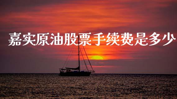 嘉实原油股票手续费是多少_https://wap.ycdhulan.com_金融咨询_第1张