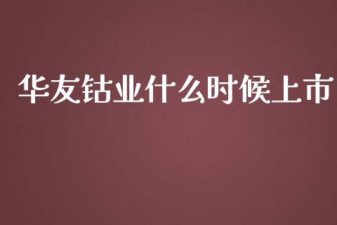 华友钴业什么时候上市_https://wap.ycdhulan.com_财务投资_第1张