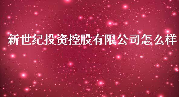 新世纪投资控股有限公司怎么样_https://wap.ycdhulan.com_货币市场_第1张