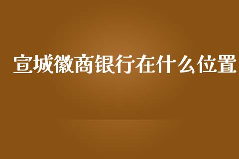 宣城徽商银行在什么位置_https://wap.ycdhulan.com_金融咨询_第1张