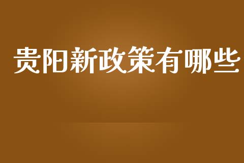 贵阳新政策有哪些_https://wap.ycdhulan.com_金融咨询_第1张