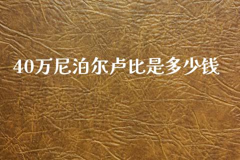 40万尼泊尔卢比是多少钱_https://wap.ycdhulan.com_财经新闻_第1张