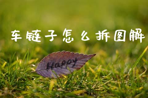 车链子怎么拆图解_https://wap.ycdhulan.com_投资基金_第1张
