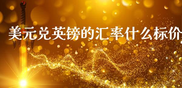 美元兑英镑的汇率什么标价_https://wap.ycdhulan.com_货币市场_第1张