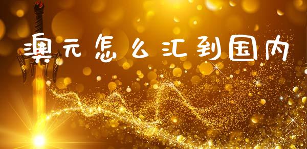 澳元怎么汇到国内_https://wap.ycdhulan.com_国际财经_第1张
