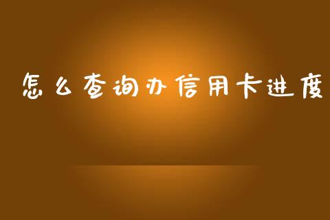 怎么查询办信用卡进度_https://wap.ycdhulan.com_财经新闻_第1张