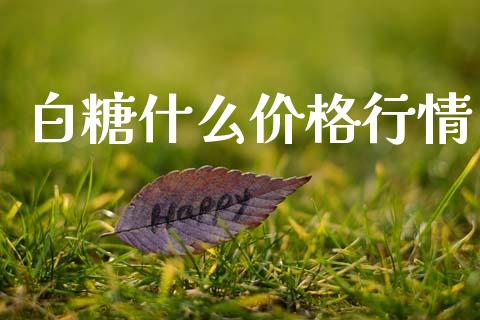 白糖什么价格行情_https://wap.ycdhulan.com_国际财经_第1张